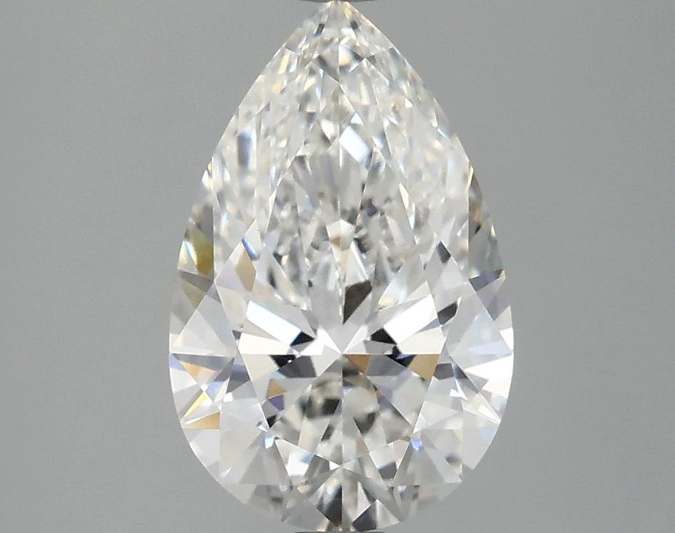 2.07 Carat Pear Shaped Ideal Cut VVS2 IGI Certified Lab Grown Diamond
