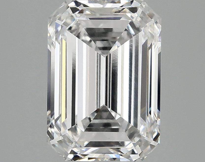3.09 Carat Emerald Shaped Ideal Cut VVS2 IGI Certified Lab Grown Diamond