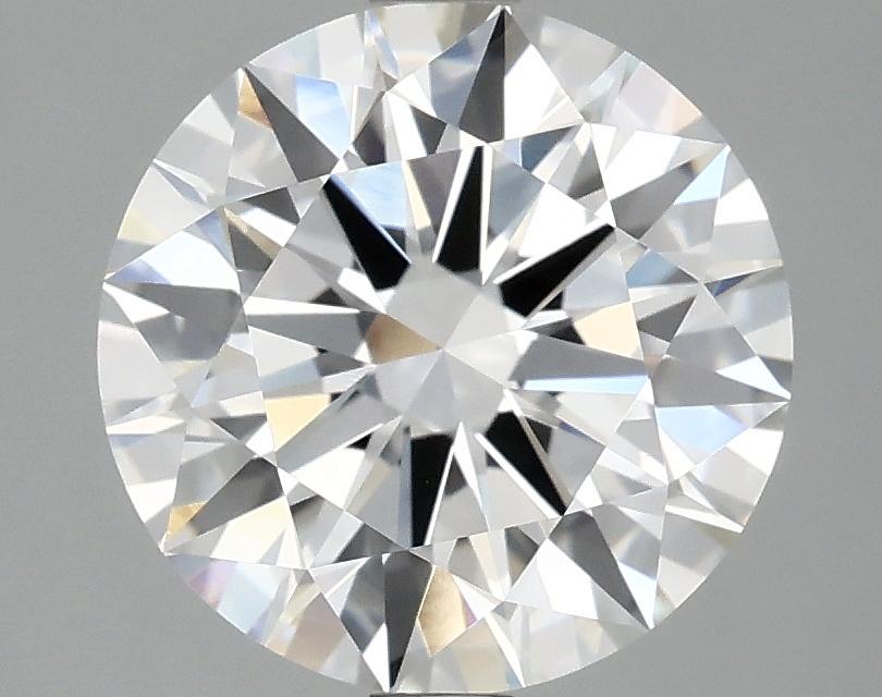 3.09 Carat Round Shaped Ideal Cut VVS2 IGI Certified Lab Grown Diamond