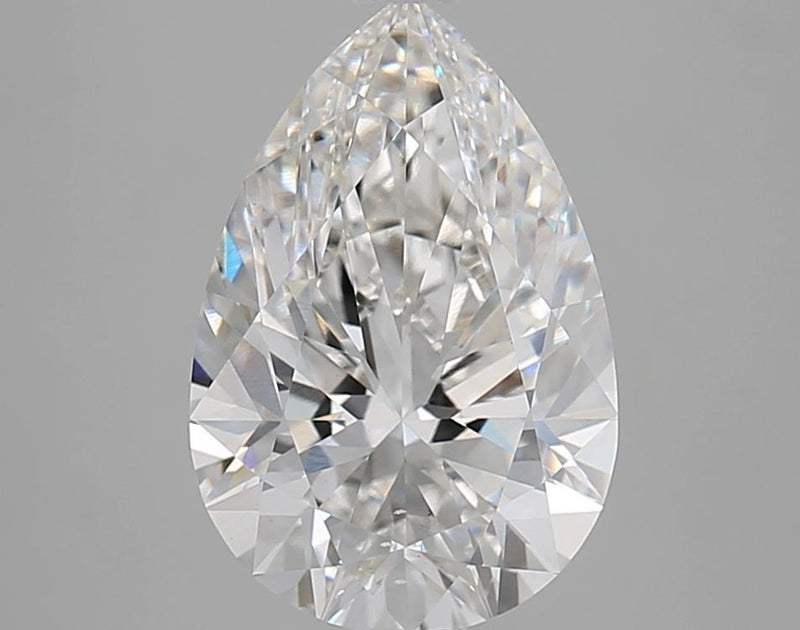 3.02 Carat Pear Shaped Excellent Cut VS2 IGI Certified Lab Grown Diamond