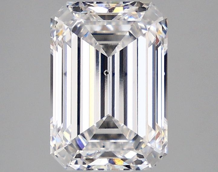 3.03 Carat Emerald Shaped Ideal Cut SI1 IGI Certified Lab Grown Diamond