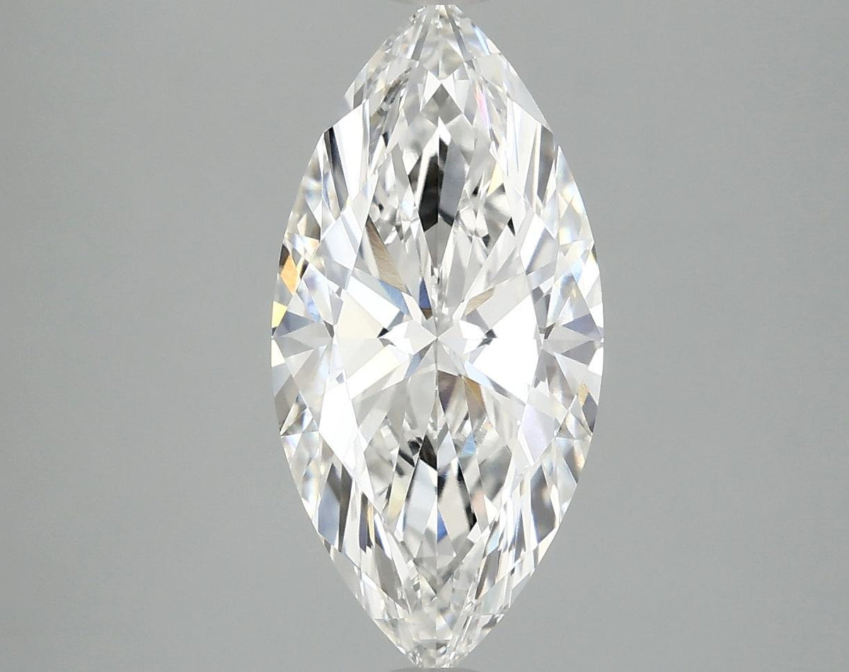2.57 Carat Marquise Shaped Excellent Cut VVS2 IGI Certified Lab Grown Diamond