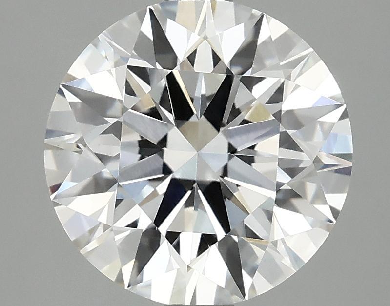 3.08 Carat Round Shaped Ideal Cut VVS2 IGI Certified Lab Grown Diamond