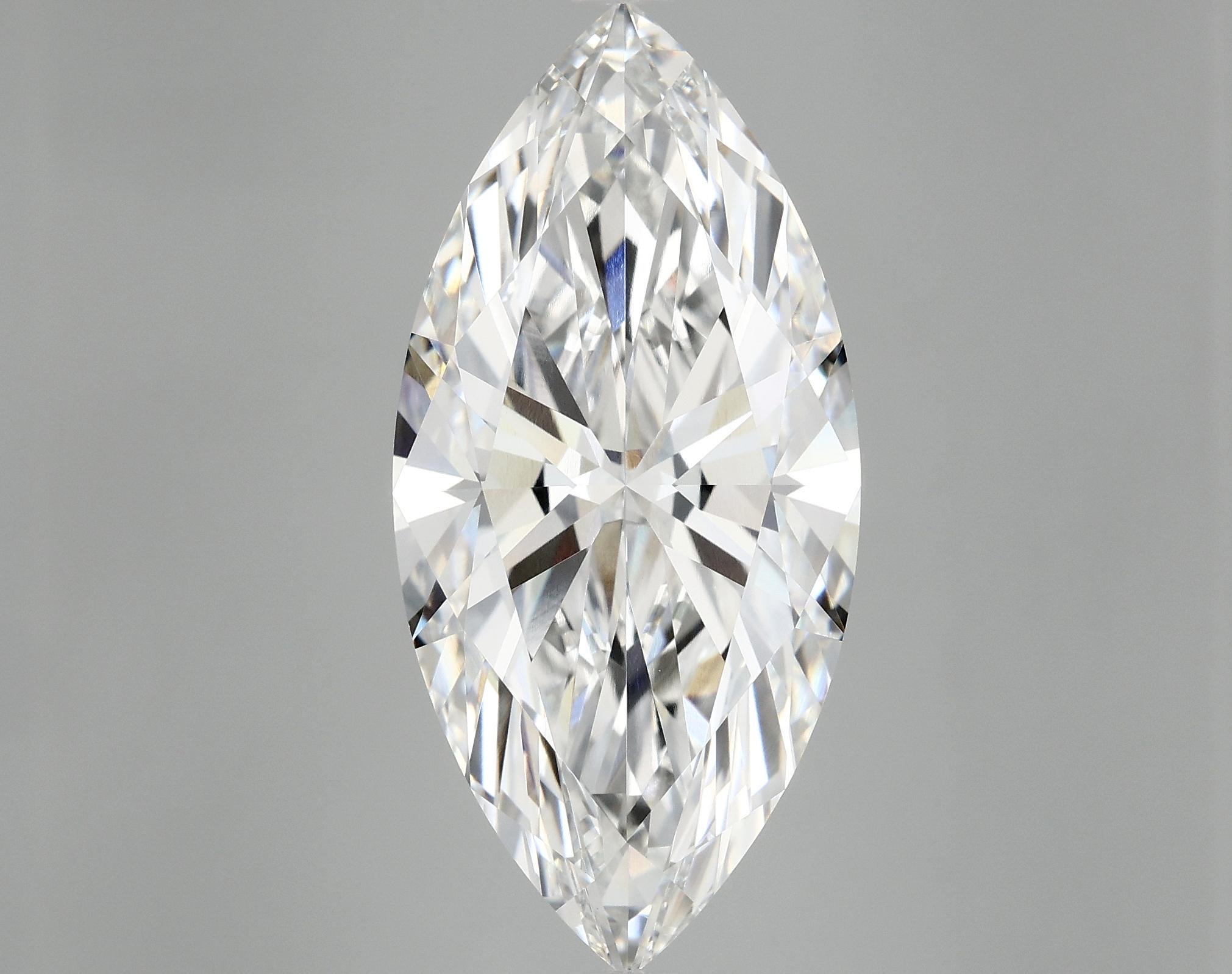 10.59 Carat Marquise Shaped Excellent Cut VVS2 IGI Certified Lab Grown Diamond