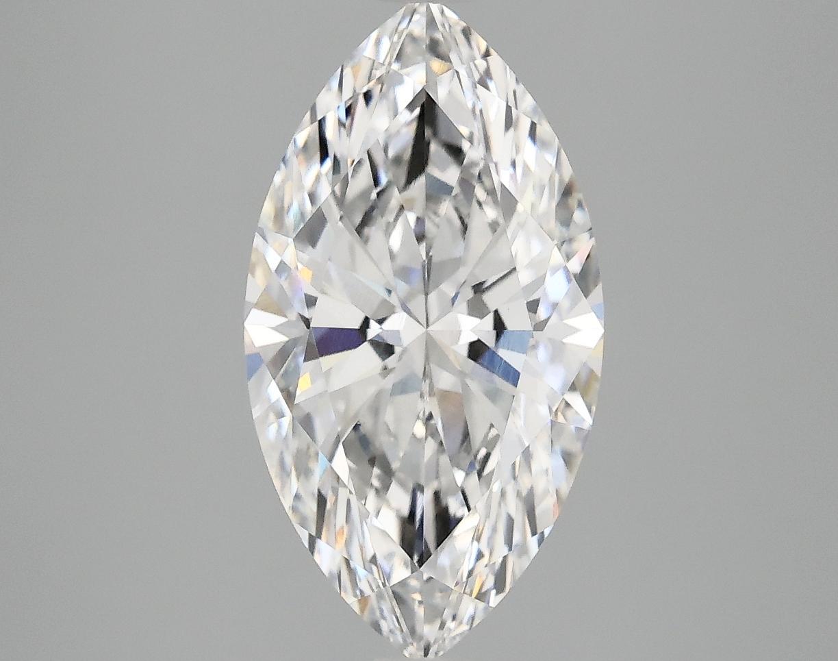 3.09 Carat Marquise Shaped Excellent Cut VVS2 IGI Certified Lab Grown Diamond