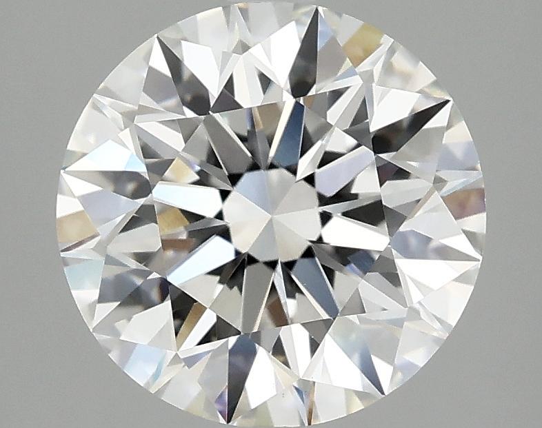 3.07 Carat Round Shaped Excellent Cut VVS2 IGI Certified Lab Grown Diamond