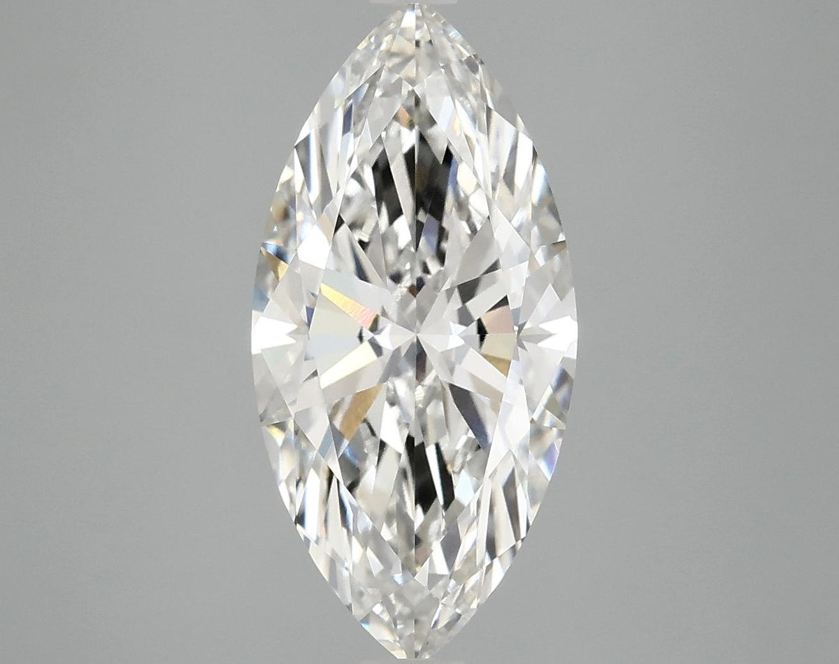 3.03 Carat Marquise Shaped Excellent Cut VVS2 IGI Certified Lab Grown Diamond