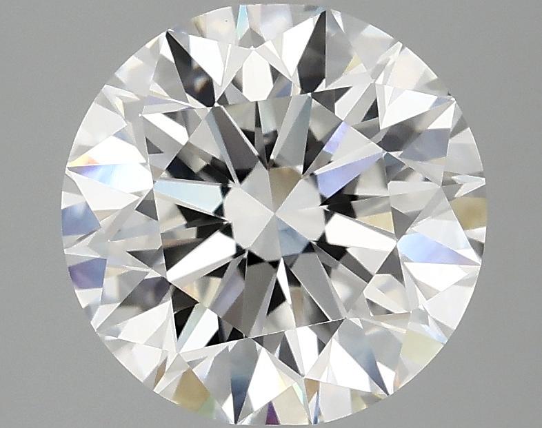 3.08 Carat Round Shaped Excellent Cut VVS2 IGI Certified Lab Grown Diamond