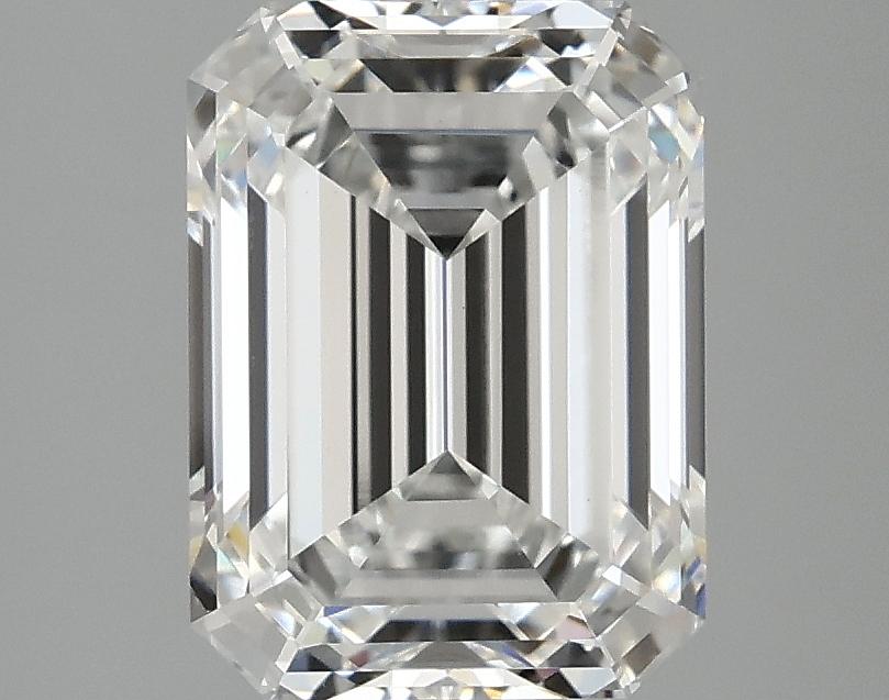 3.05 Carat Emerald Shaped Excellent Cut VVS2 IGI Certified Lab Grown Diamond