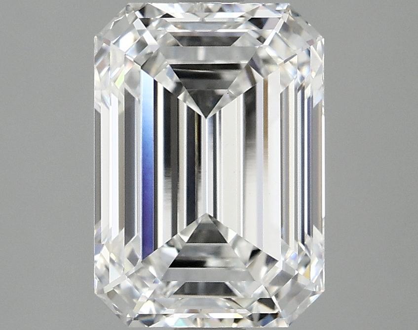 3.07 Carat Emerald Shaped Ideal Cut VVS2 IGI Certified Lab Grown Diamond