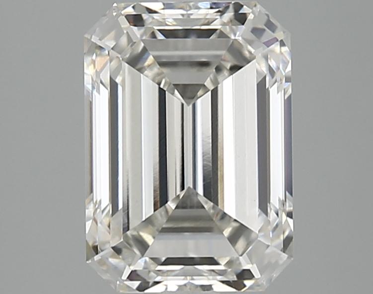 3.03 Carat Emerald Shaped Ideal Cut VVS2 IGI Certified Lab Grown Diamond