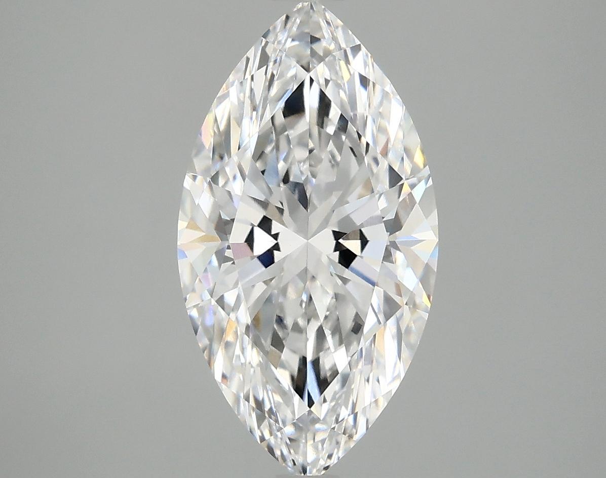 3.07 Carat Marquise Shaped Excellent Cut VVS2 IGI Certified Lab Grown Diamond