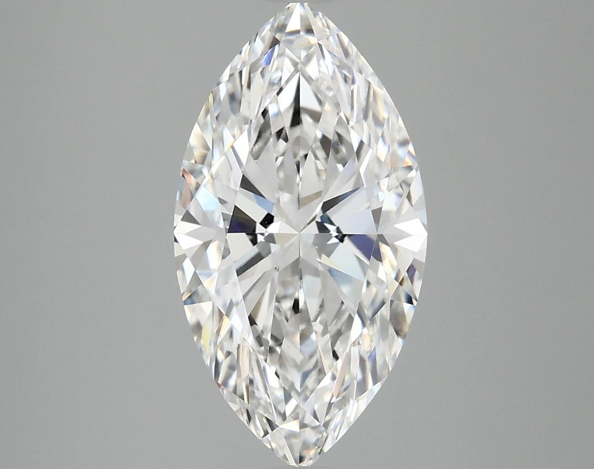 3.06 Carat Marquise Shaped Excellent Cut VVS2 IGI Certified Lab Grown Diamond
