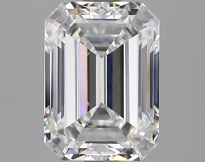 2.85 Carat Emerald Shaped Excellent Cut VS1 IGI Certified Lab Grown Diamond