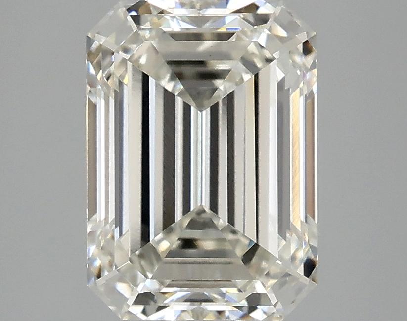 2.97 Carat Emerald Shaped Excellent Cut VVS2 IGI Certified Lab Grown Diamond