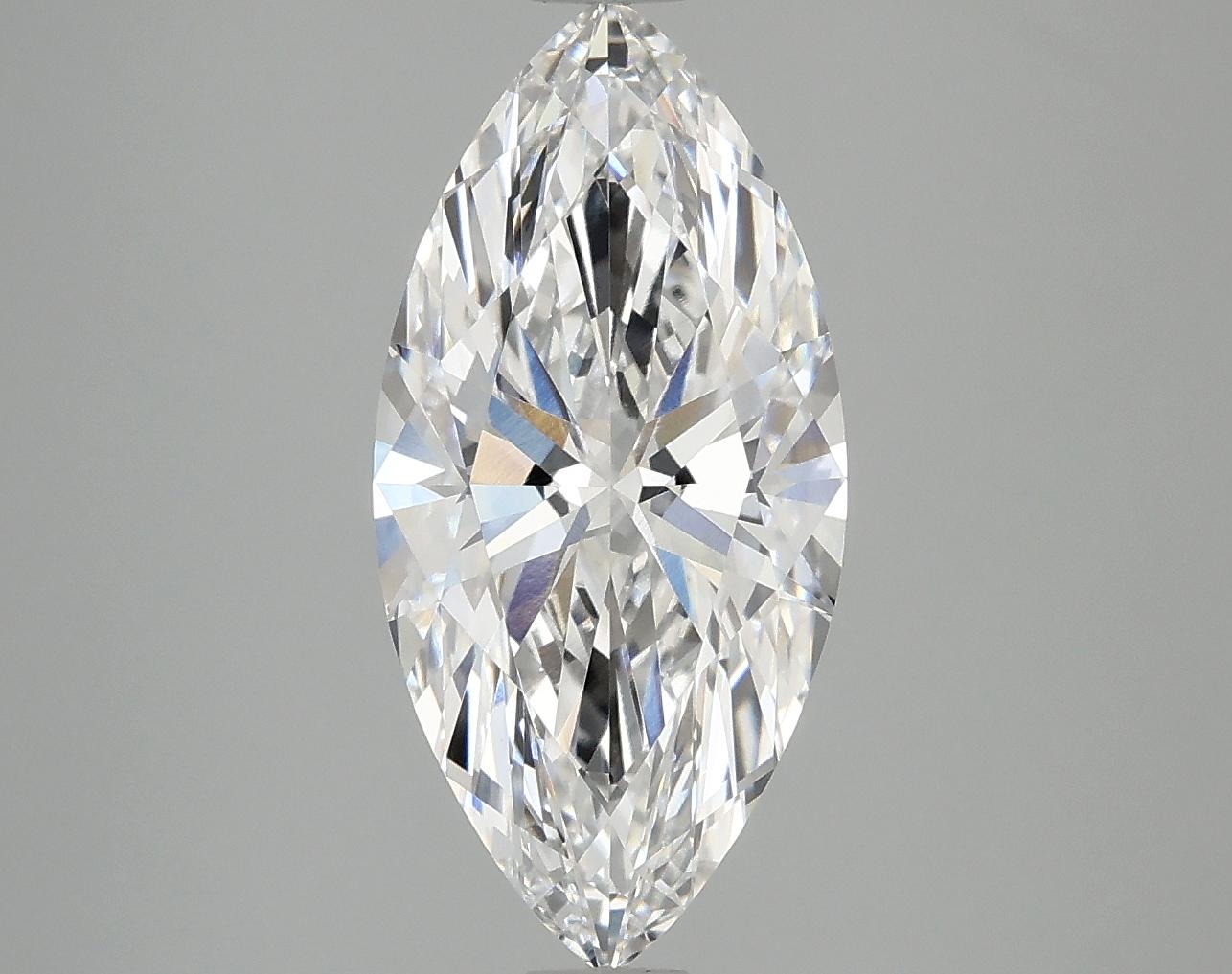 2.98 Carat Marquise Shaped Excellent Cut VS1 IGI Certified Lab Grown Diamond