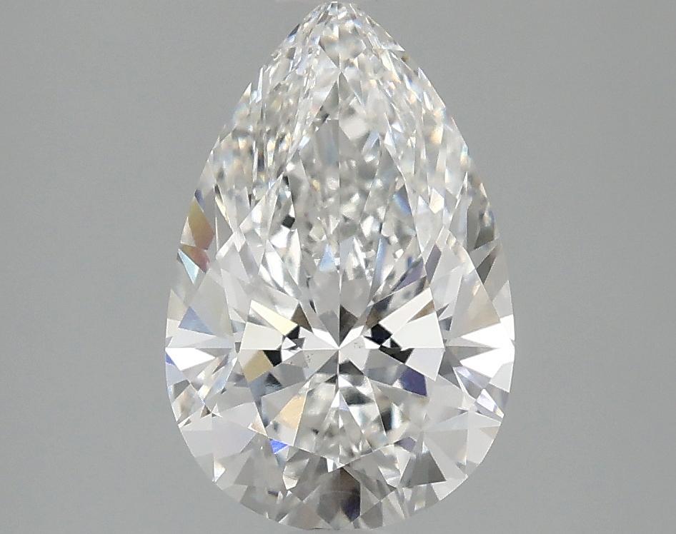 2.05 Carat Pear Shaped Ideal Cut VS1 IGI Certified Lab Grown Diamond