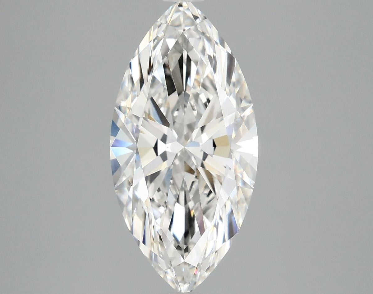 2.5 Carat Marquise Shaped Ideal Cut VVS2 IGI Certified Lab Grown Diamond