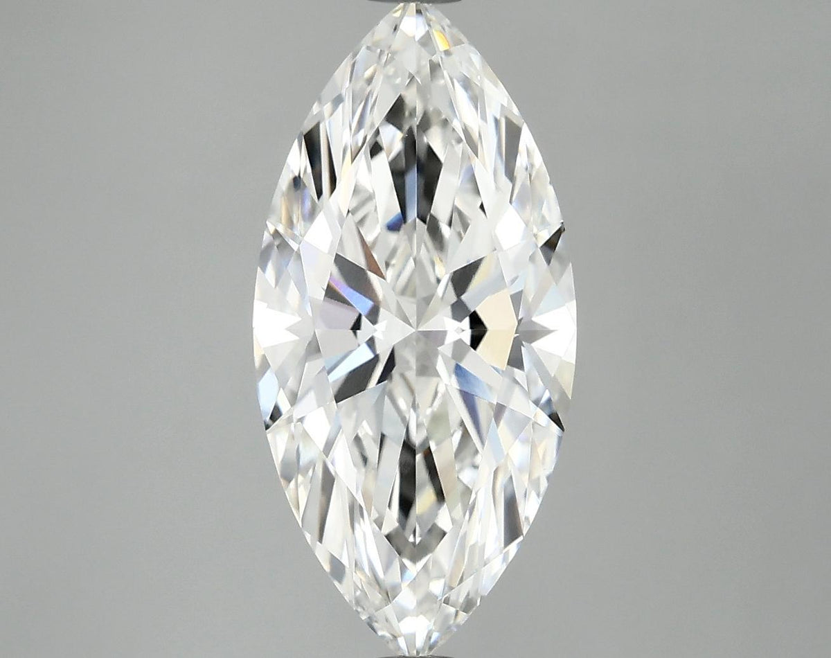 3.03 Carat Marquise Shaped Excellent Cut VVS2 IGI Certified Lab Grown Diamond