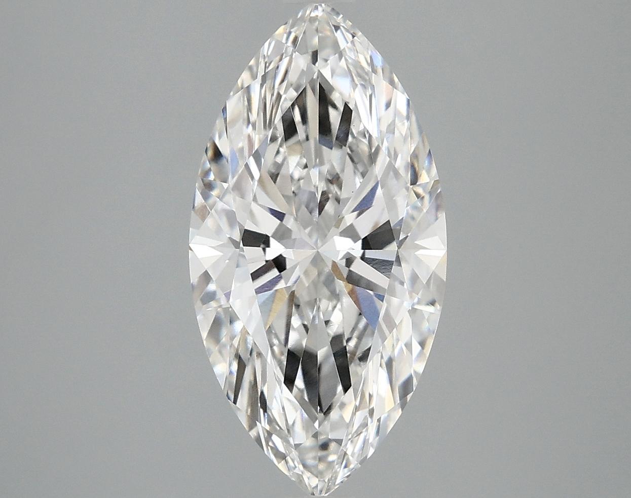 3.07 Carat Marquise Shaped Ideal Cut VVS2 IGI Certified Lab Grown Diamond