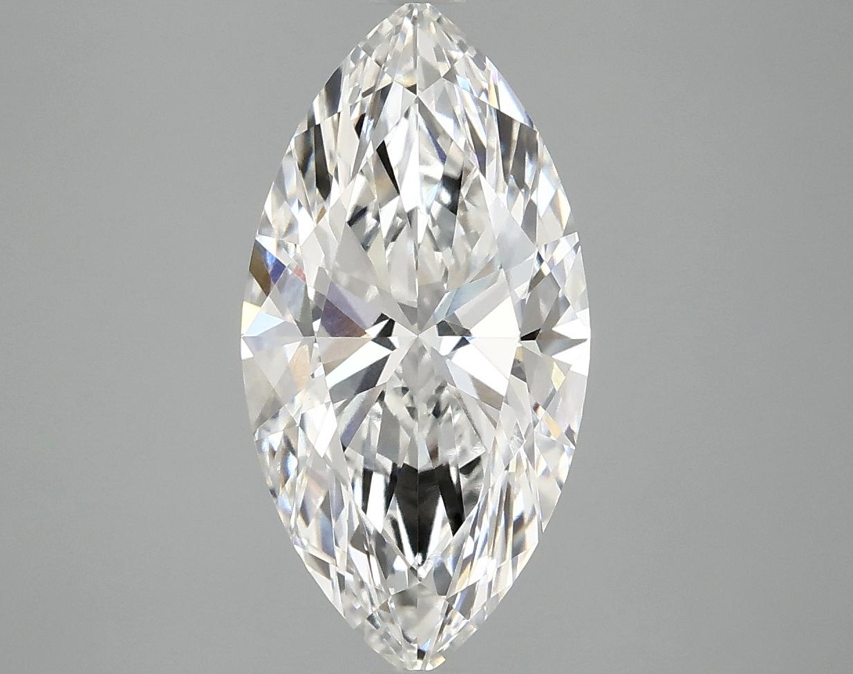 3.03 Carat Marquise Shaped Ideal Cut VVS2 IGI Certified Lab Grown Diamond