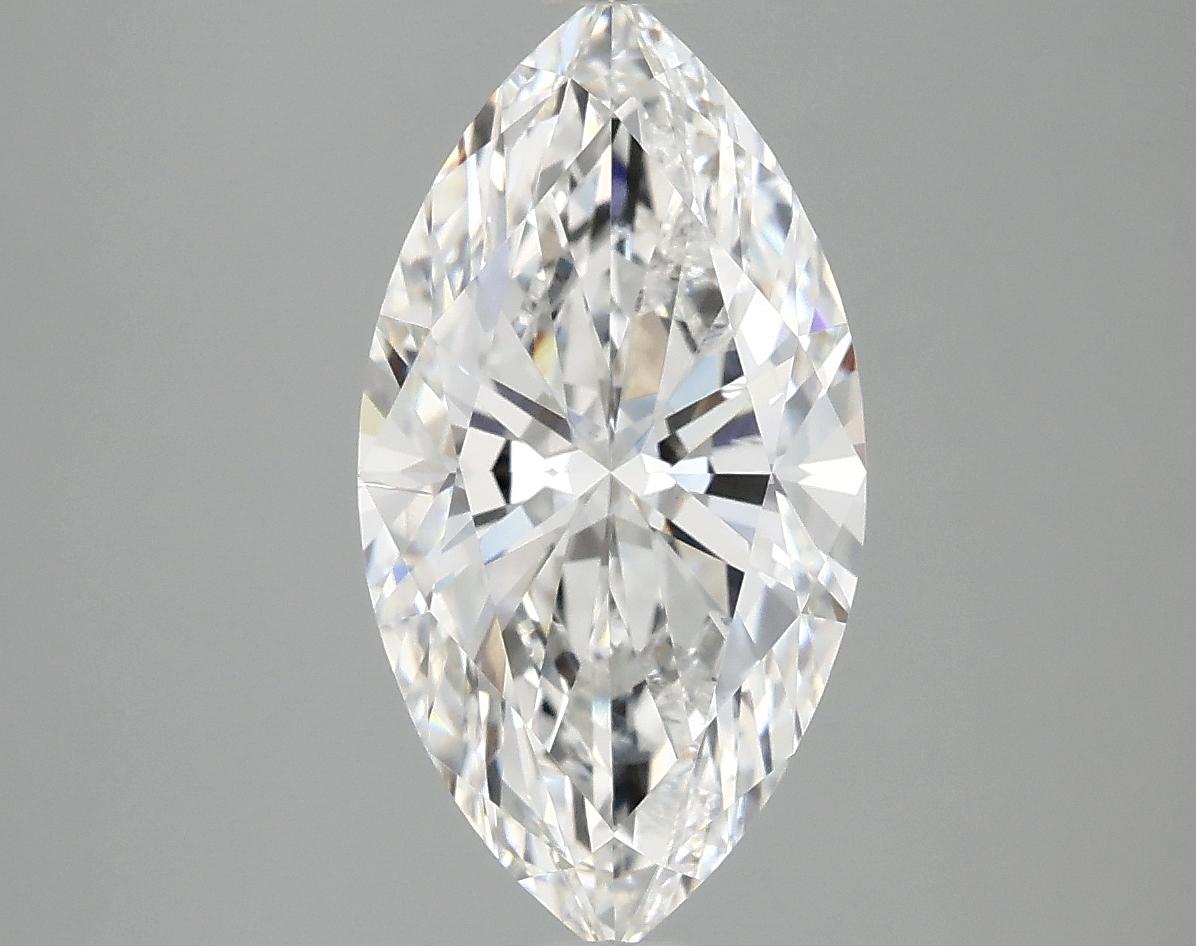 3.02 Carat Marquise Shaped Excellent Cut SI1 IGI Certified Lab Grown Diamond