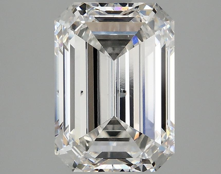 2.98 Carat Emerald Shaped Ideal Cut SI1 IGI Certified Lab Grown Diamond