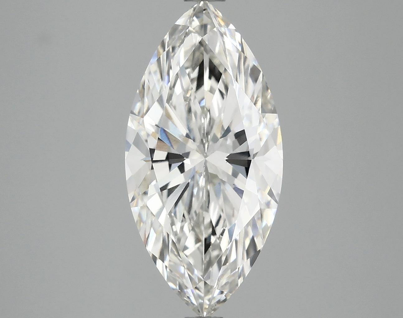 2.99 Carat Marquise Shaped Ideal Cut VVS2 IGI Certified Lab Grown Diamond