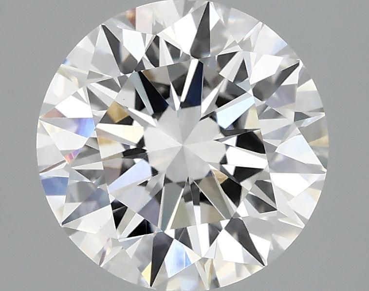 2.05 Carat Round Shaped Ideal Cut VVS2 IGI Certified Lab Grown Diamond