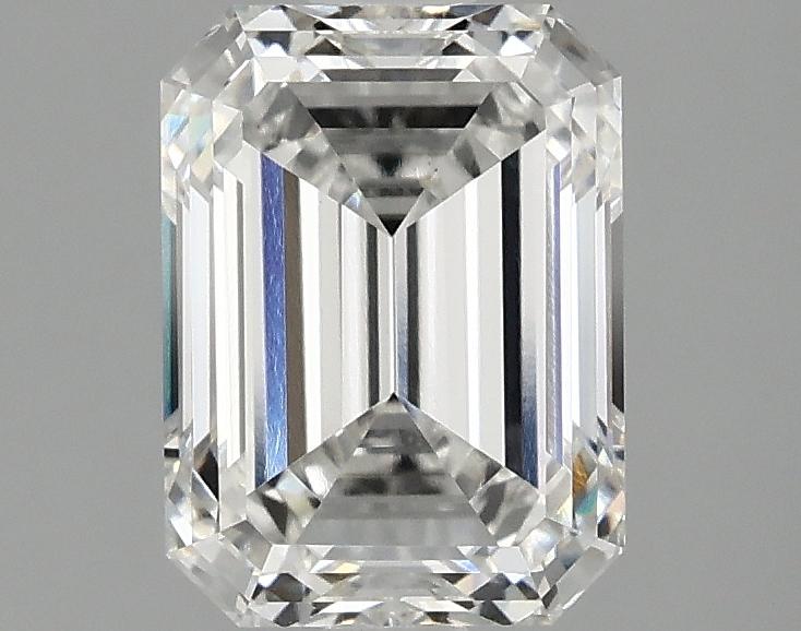 2.05 Carat Emerald Shaped Excellent Cut VVS2 IGI Certified Lab Grown Diamond
