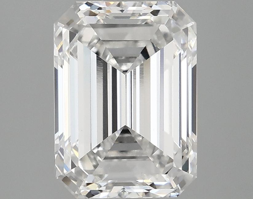 3.06 Carat Emerald Shaped Excellent Cut VVS2 IGI Certified Lab Grown Diamond
