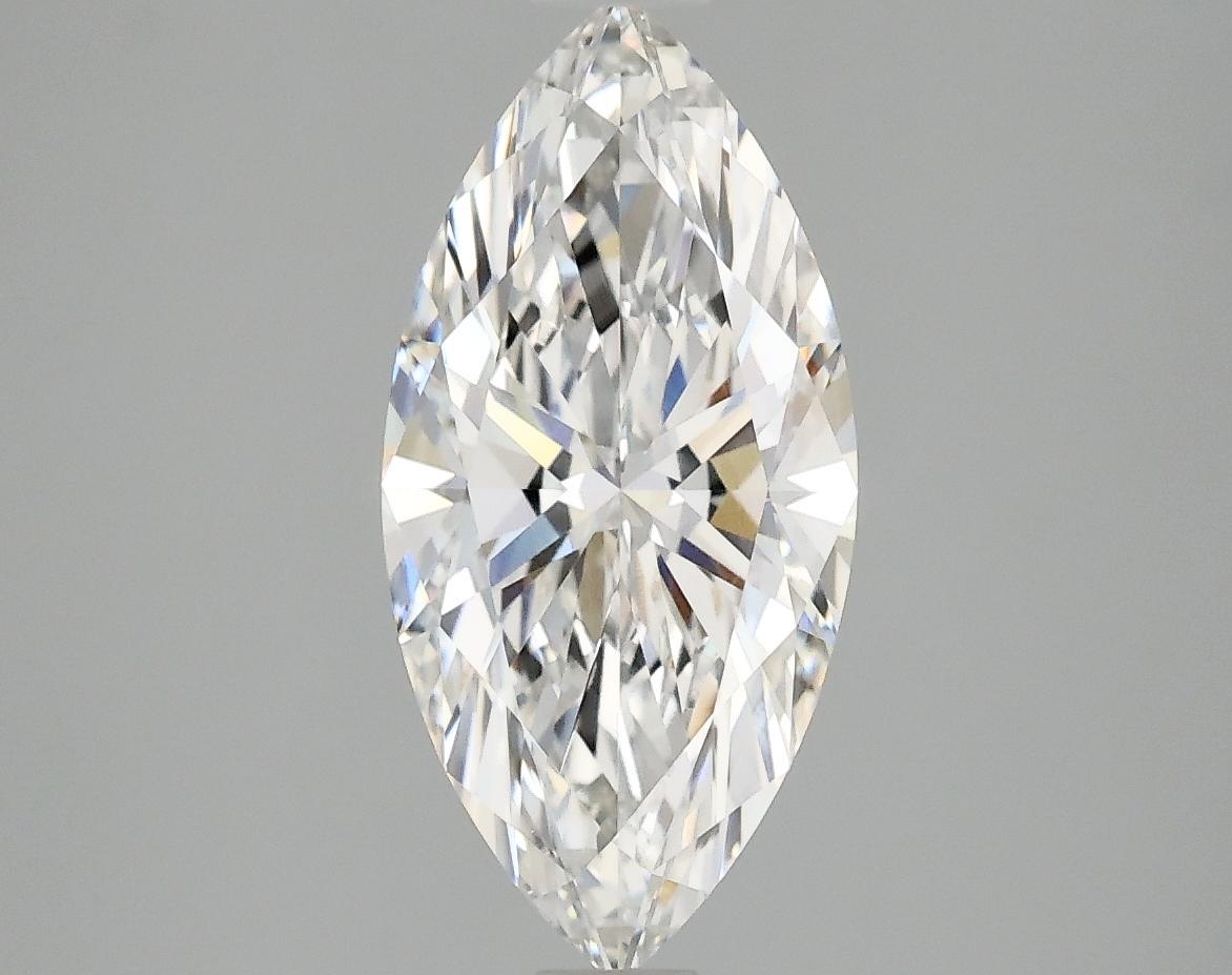 2.02 Carat Marquise Shaped Excellent Cut VVS2 IGI Certified Lab Grown Diamond