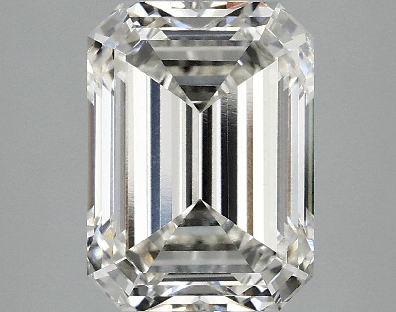 3.02 Carat Emerald Shaped Excellent Cut VVS2 IGI Certified Lab Grown Diamond