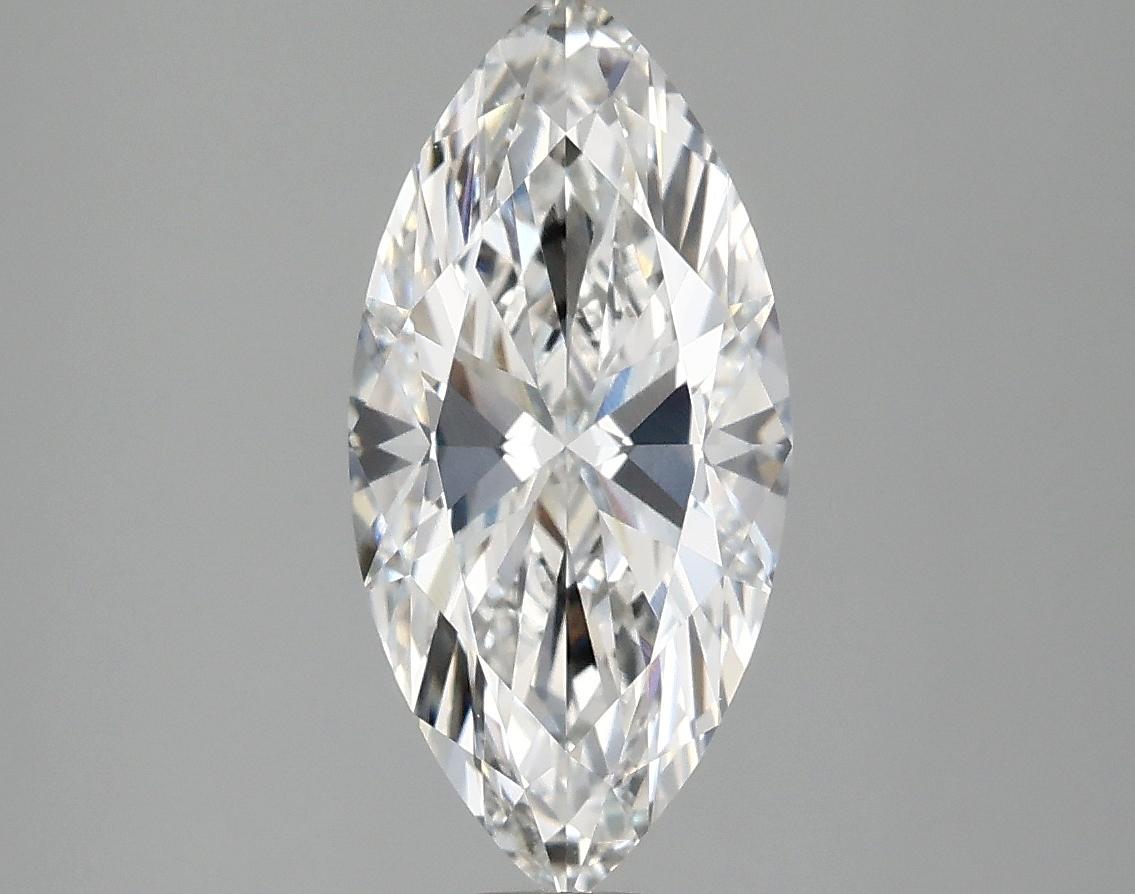 2.02 Carat Marquise Shaped Excellent Cut VVS2 IGI Certified Lab Grown Diamond