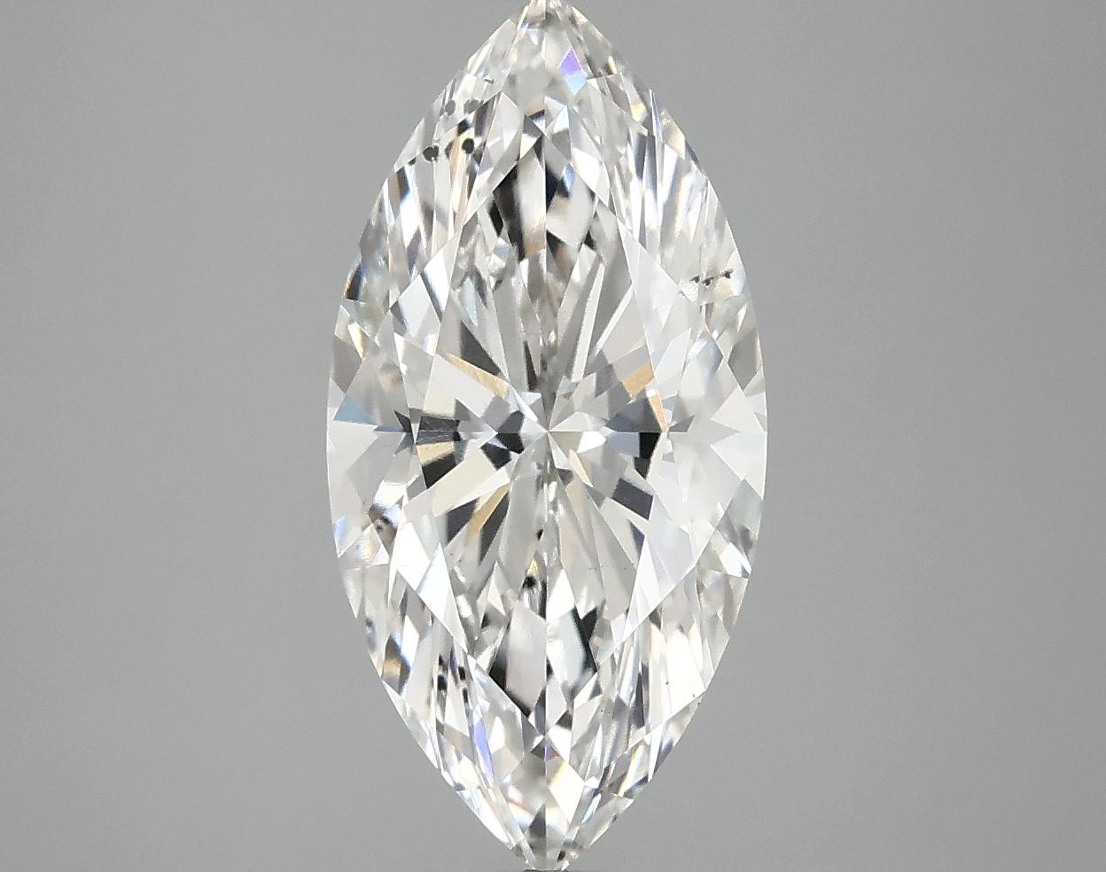 3.07 Carat Marquise Shaped Ideal Cut SI1 IGI Certified Lab Grown Diamond