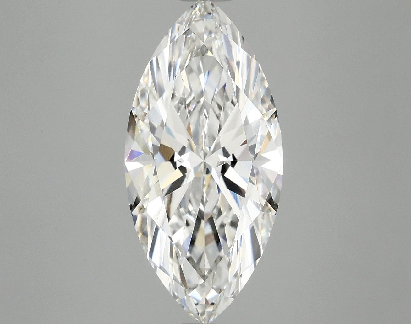 3.07 Carat Marquise Shaped Excellent Cut VS1 IGI Certified Lab Grown Diamond