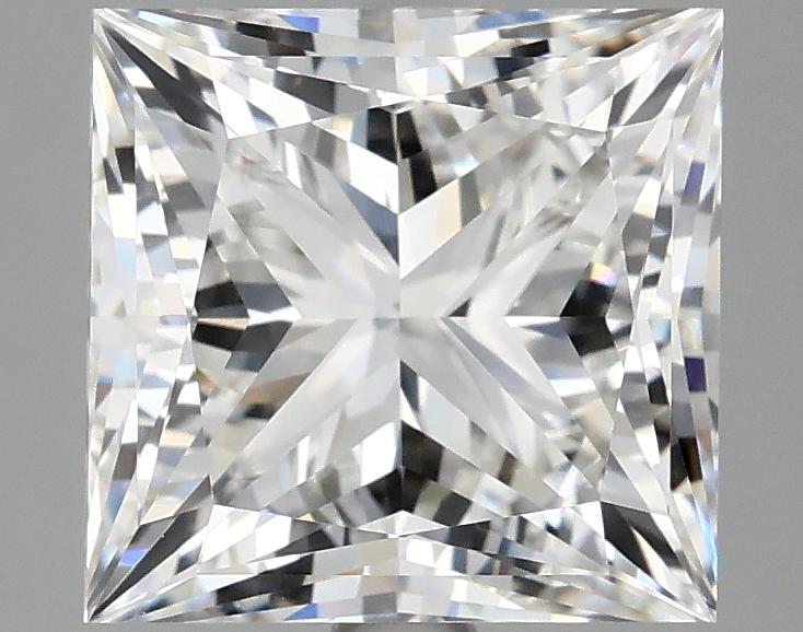 3.84 Carat Princess Shaped Ideal Cut VVS2 IGI Certified Lab Grown Diamond