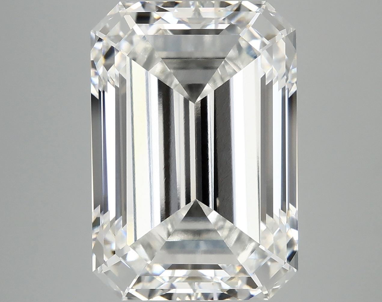 10.6 Carat Emerald Shaped Ideal Cut VVS2 IGI Certified Lab Grown Diamond