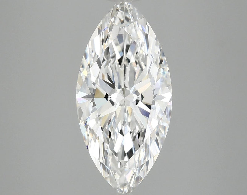 3.09 Carat Marquise Shaped Excellent Cut VVS2 IGI Certified Lab Grown Diamond
