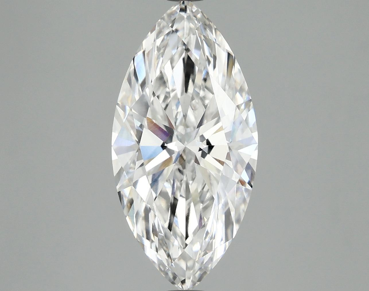 3.1 Carat Marquise Shaped Ideal Cut VVS2 IGI Certified Lab Grown Diamond