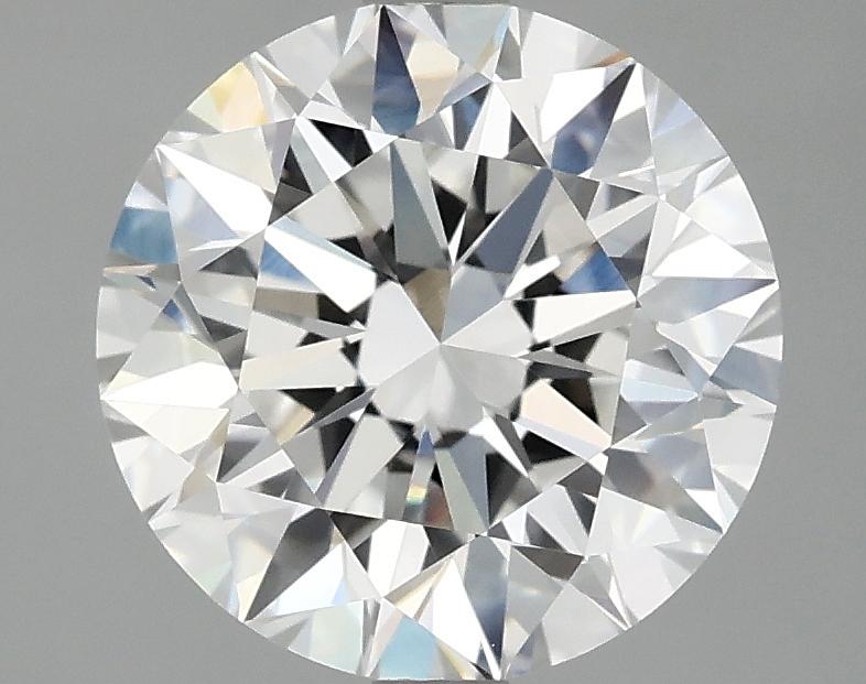 3.08 Carat Round Shaped Excellent Cut VVS2 IGI Certified Lab Grown Diamond