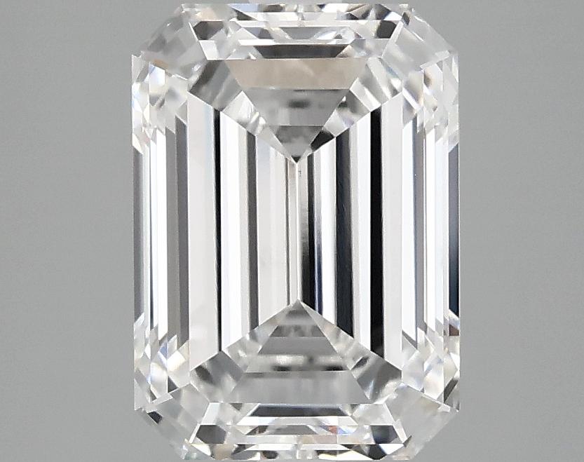 3.09 Carat Emerald Shaped Ideal Cut VVS2 IGI Certified Lab Grown Diamond