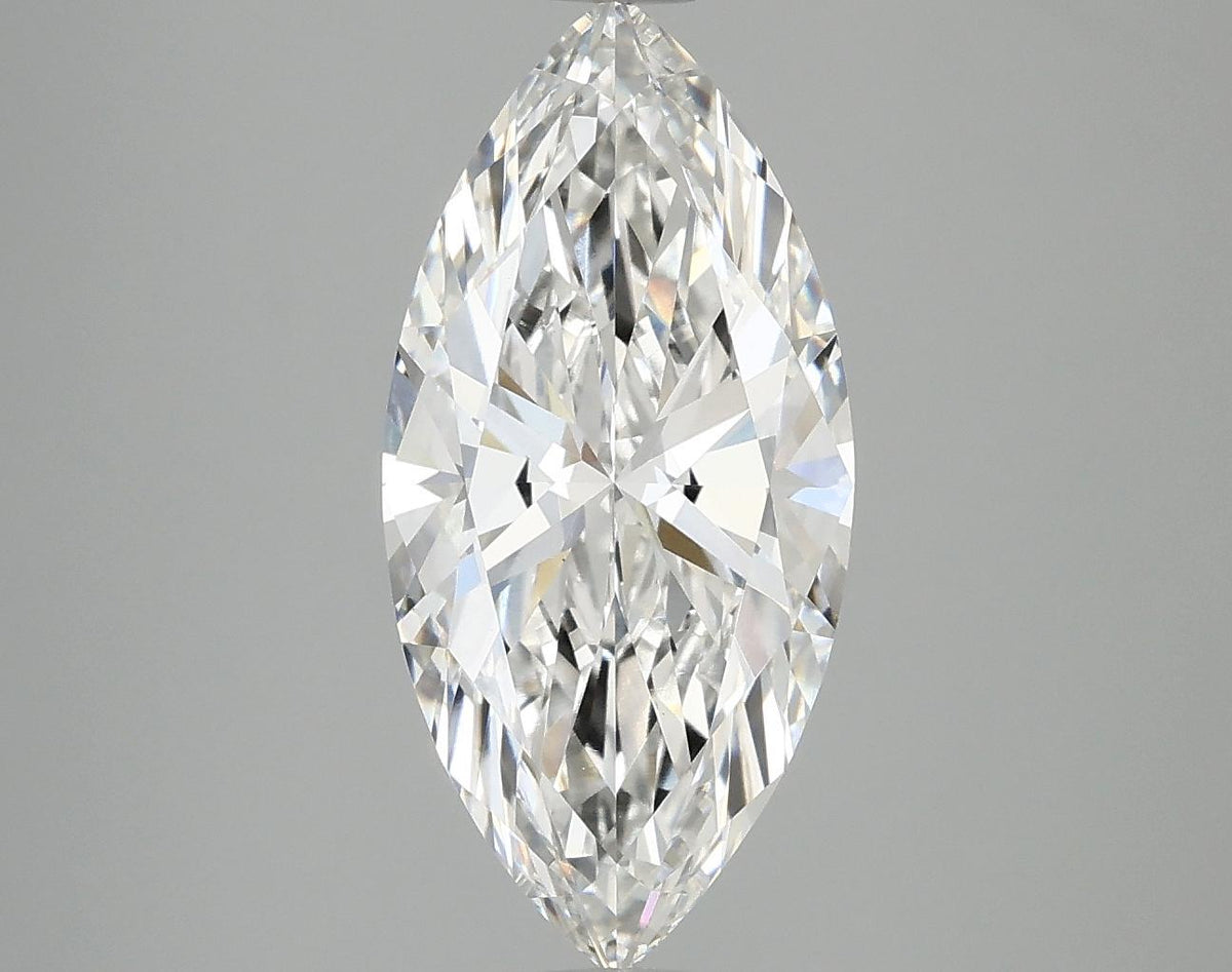 2.97 Carat Marquise Shaped Excellent Cut VVS2 IGI Certified Lab Grown Diamond