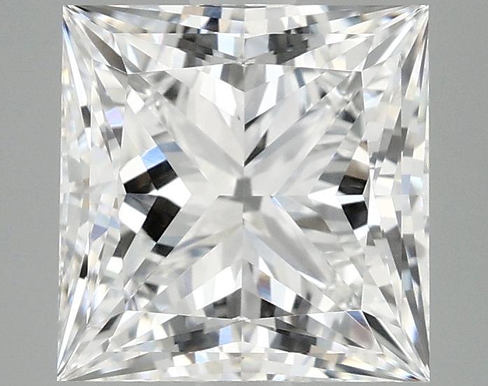 2.98 Carat Princess Shaped Ideal Cut VVS2 IGI Certified Lab Grown Diamond
