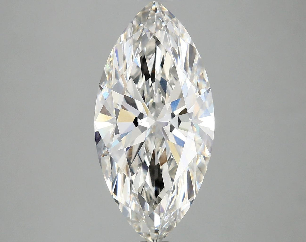 3.09 Carat Marquise Shaped Excellent Cut VVS2 IGI Certified Lab Grown Diamond