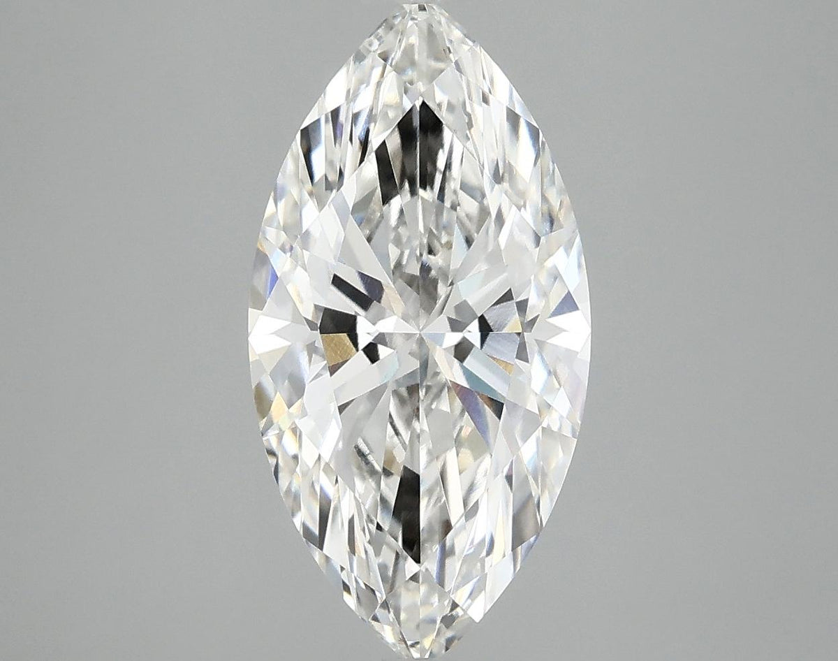 3.09 Carat Marquise Shaped Ideal Cut VVS2 IGI Certified Lab Grown Diamond