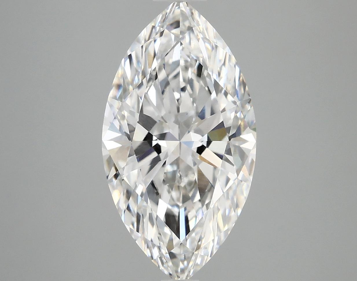 3.08 Carat Marquise Shaped Excellent Cut VS1 IGI Certified Lab Grown Diamond