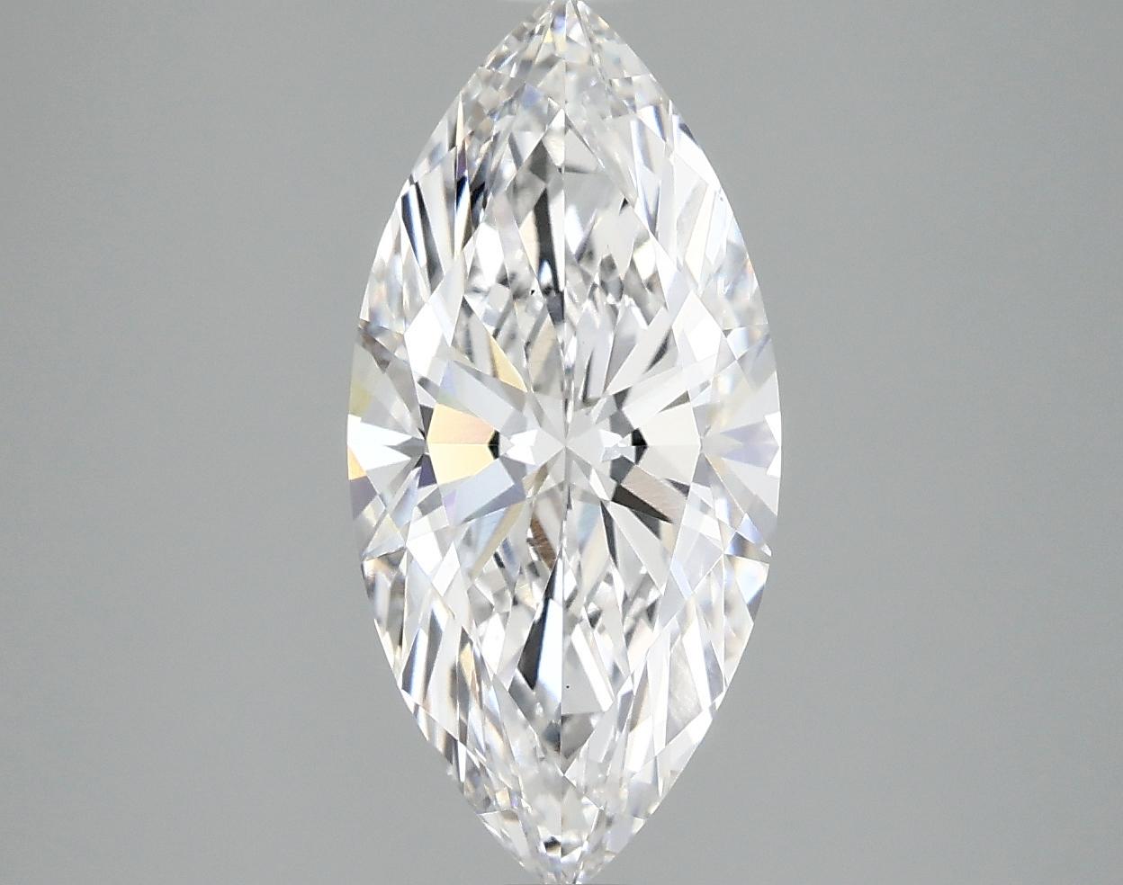 2.5 Carat Marquise Shaped Excellent Cut VS1 IGI Certified Lab Grown Diamond