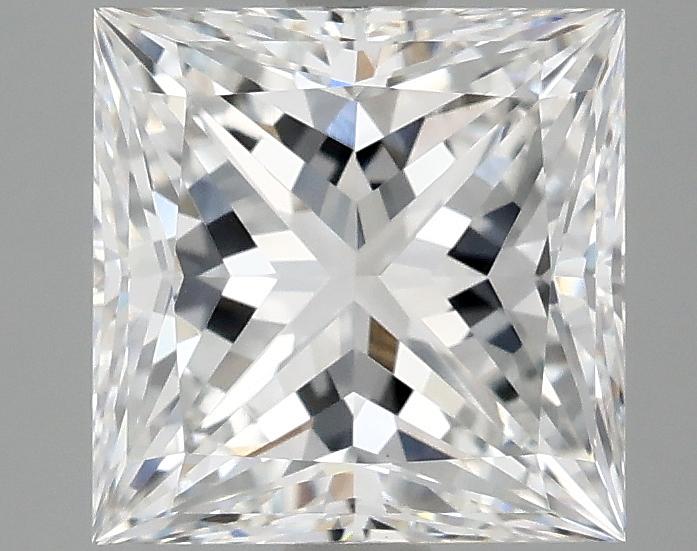 2.89 Carat Princess Shaped Ideal Cut VVS2 IGI Certified Lab Grown Diamond
