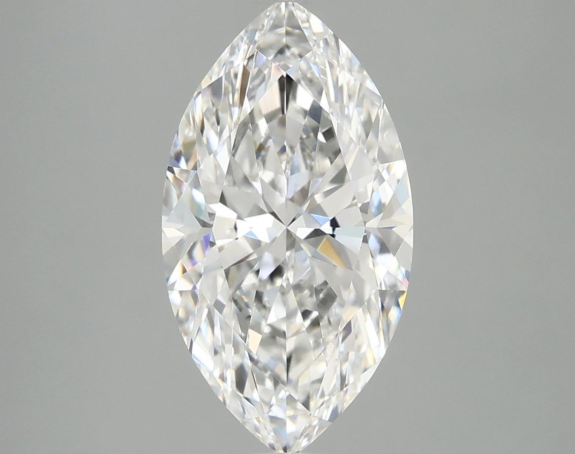 3.02 Carat Marquise Shaped Excellent Cut VVS2 IGI Certified Lab Grown Diamond